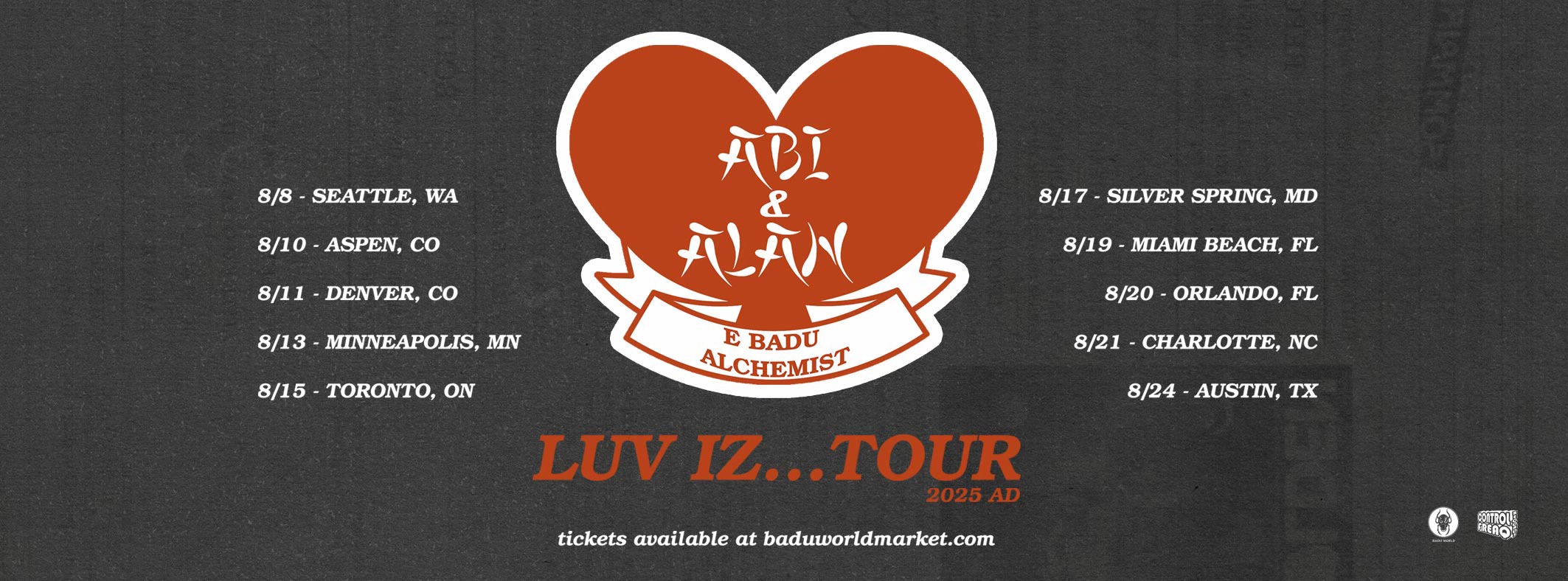 Erykah Badu Luv Iz...Tour & The Return of Automatic Slim Tour Poster
